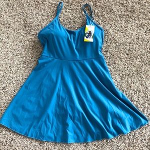 Pale Blue Halara dress size: Lg